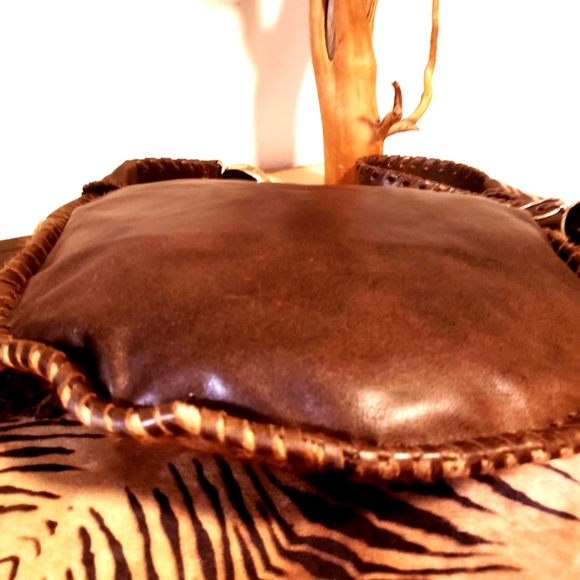 SANTESTEBAN B.Horn Emb. Calf Hair LTR HM Handbag-NWOT - Picture 8 of 16